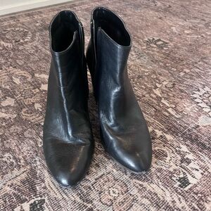 14th and union Black leather Women's Ankle Boots